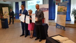 Podpisanie porozumienia pomiędzy KMP we Włocławku a ZS nr 4