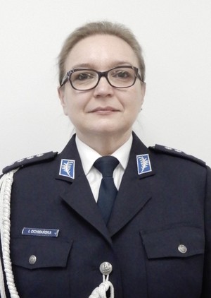 Zdjęcie Zastępcy Komendanta Miejskiego Policji we Włocławku nadkomisarz Izabela Ochmańska